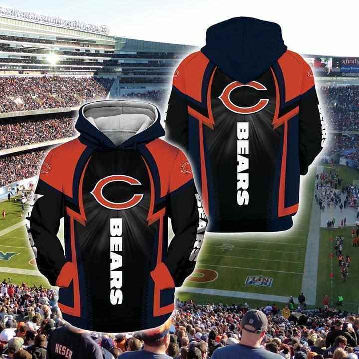 Chicago Bears Nfl For Bears Fan Hoodie 3d