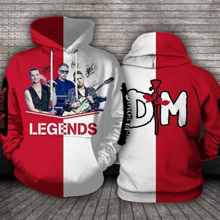 Depeche Mode Legends Signed Hoodie 3d