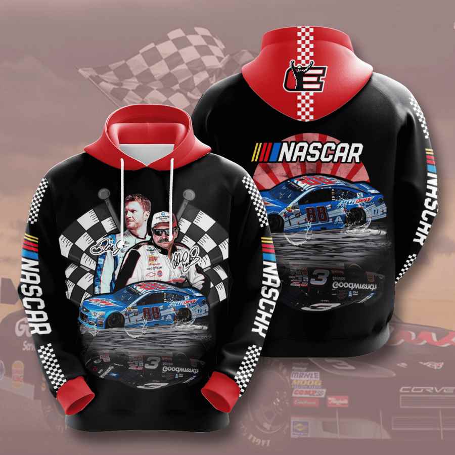 Hobbies Racing Dale Earnhardt Usa 1323 3d Hoodie