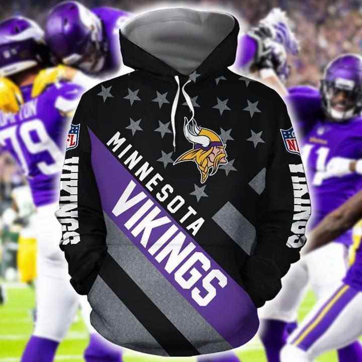 Minnesota Vikings Nfl For Vikings Lover Hoodie 3d