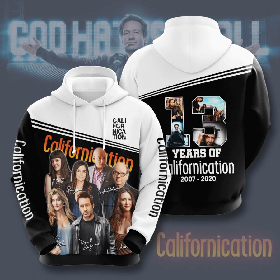 Movie Californication Usa 1298 3d Hoodie