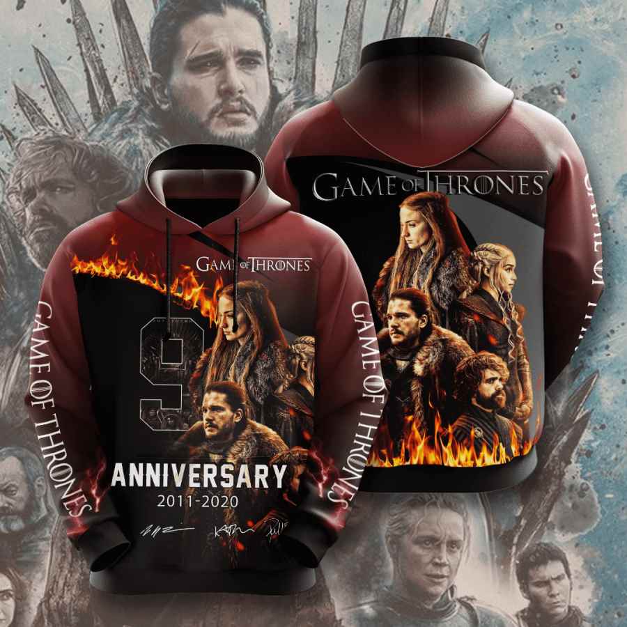 Movie Game Of Thrones Usa 1349 3d Hoodie