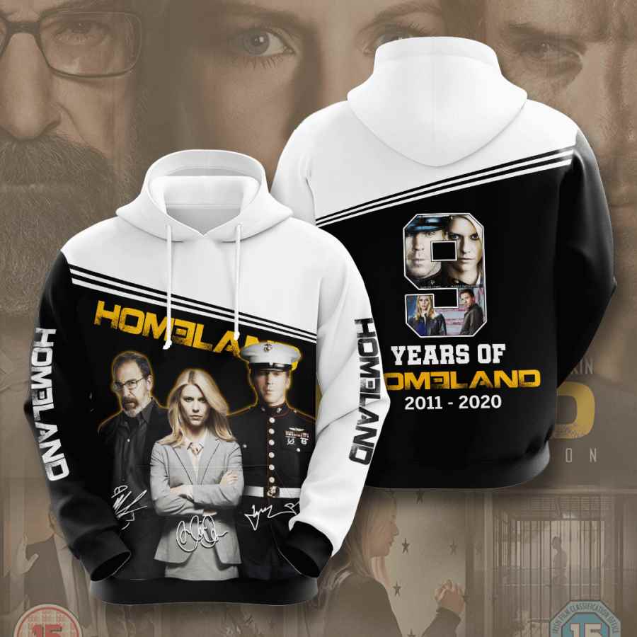 Movie Homeland Usa 1366 3d Hoodie