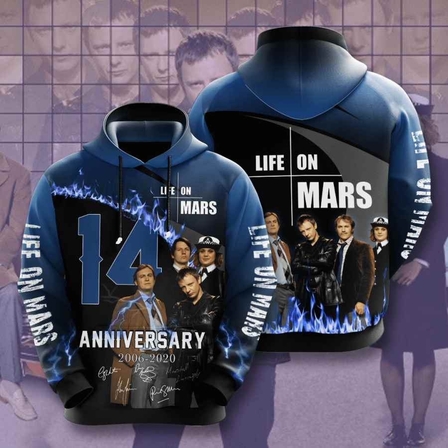 Movie Life On Mars Usa 1393 3d Hoodie