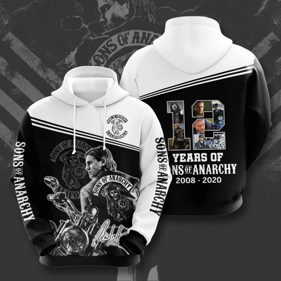 Movie Sons Of Anarchy Usa 1454 3d Hoodie