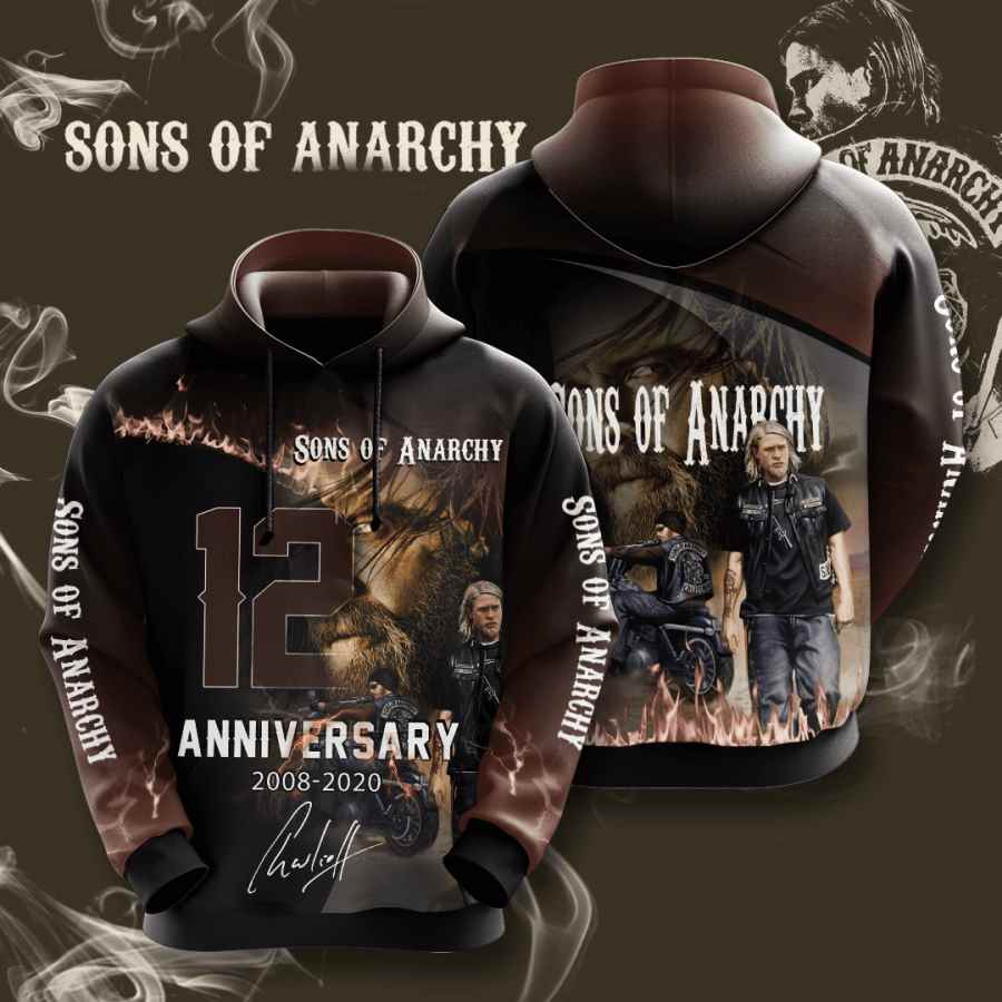 Movie Sons Of Anarchy Usa 1455 3d Hoodie