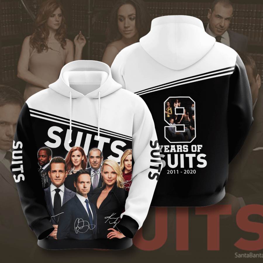 Movie Suits Usa 1458 3d Hoodie