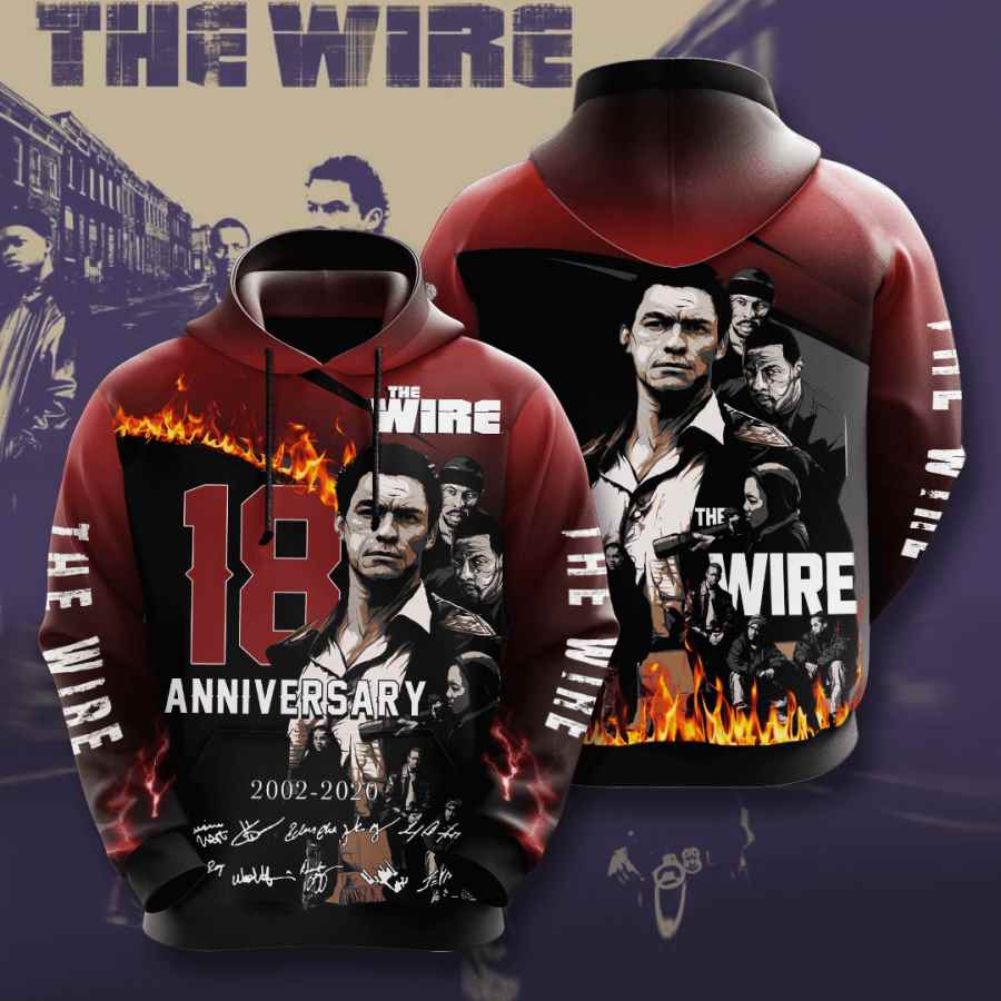 Movie The Wire Usa 1495 3d Hoodie