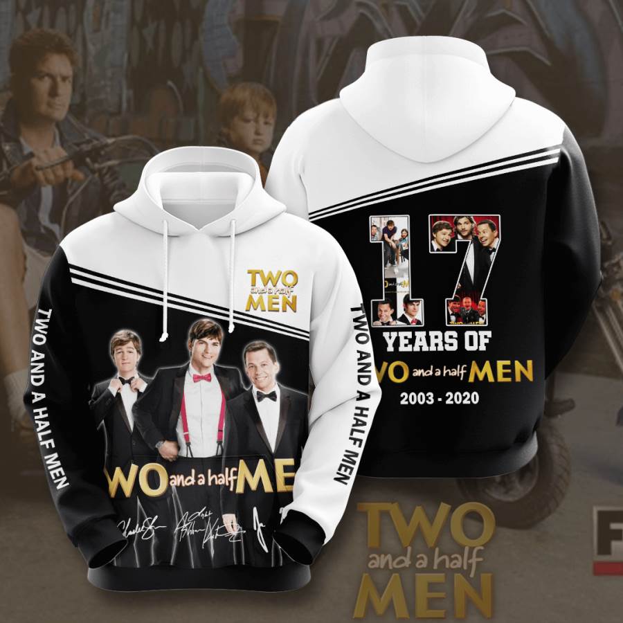 Movie Two And A Half Men Usa 1520 3d Hoodie