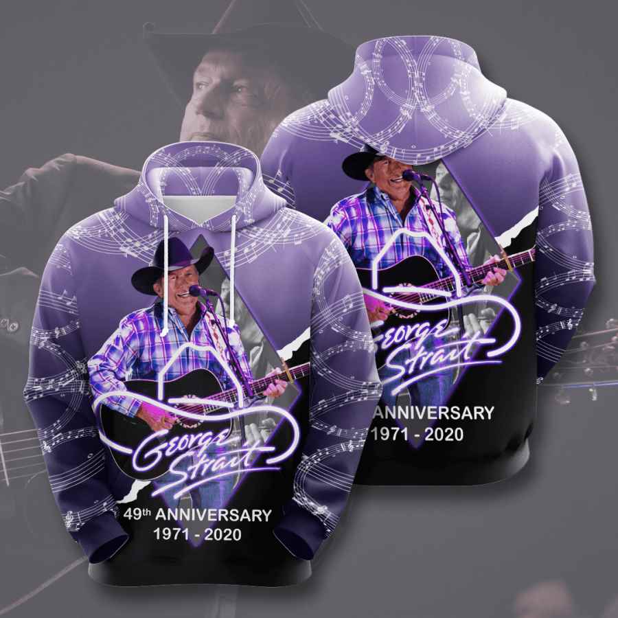 Music George Strait Usa 1357 3d Hoodie