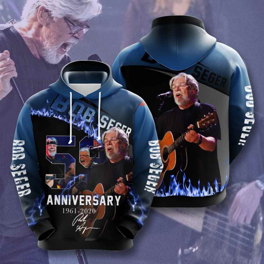 Music Rock Roll Bob Seger Usa 1287 3d Hoodie