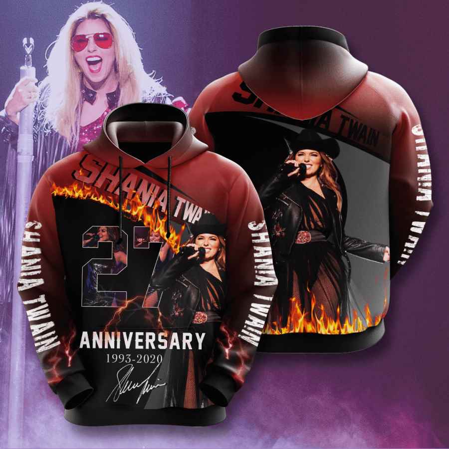 Music Shania Twain Usa 1445 3d Hoodie