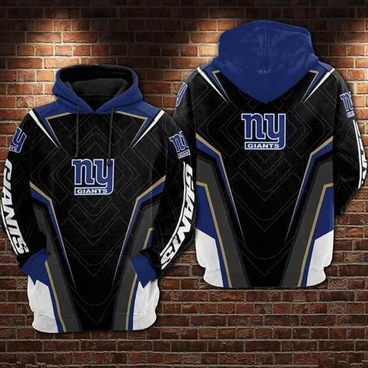 Nfl Football New York Giants Fan Hoodie 3d