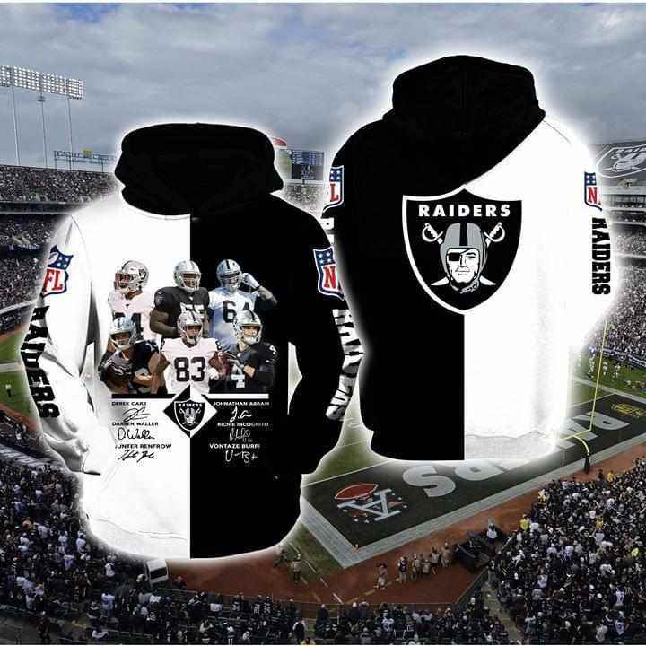 Oakland Raiders For Nfl Lover Hoodie 3d
