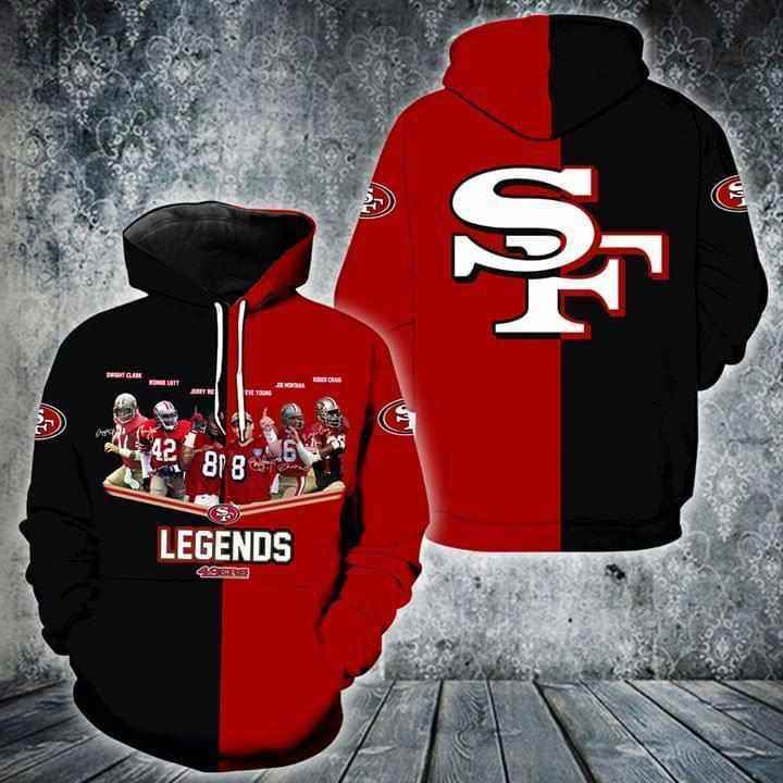 San Francisco 49ers Legends For 49ers Lover Hoodie 3d