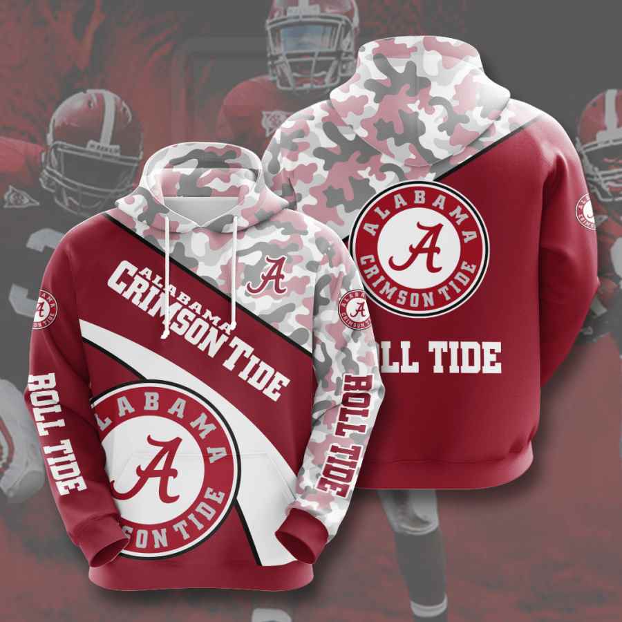 Sports American Football Ncaaf Alabama Crimson Tide Usa 363 3d Hoodie