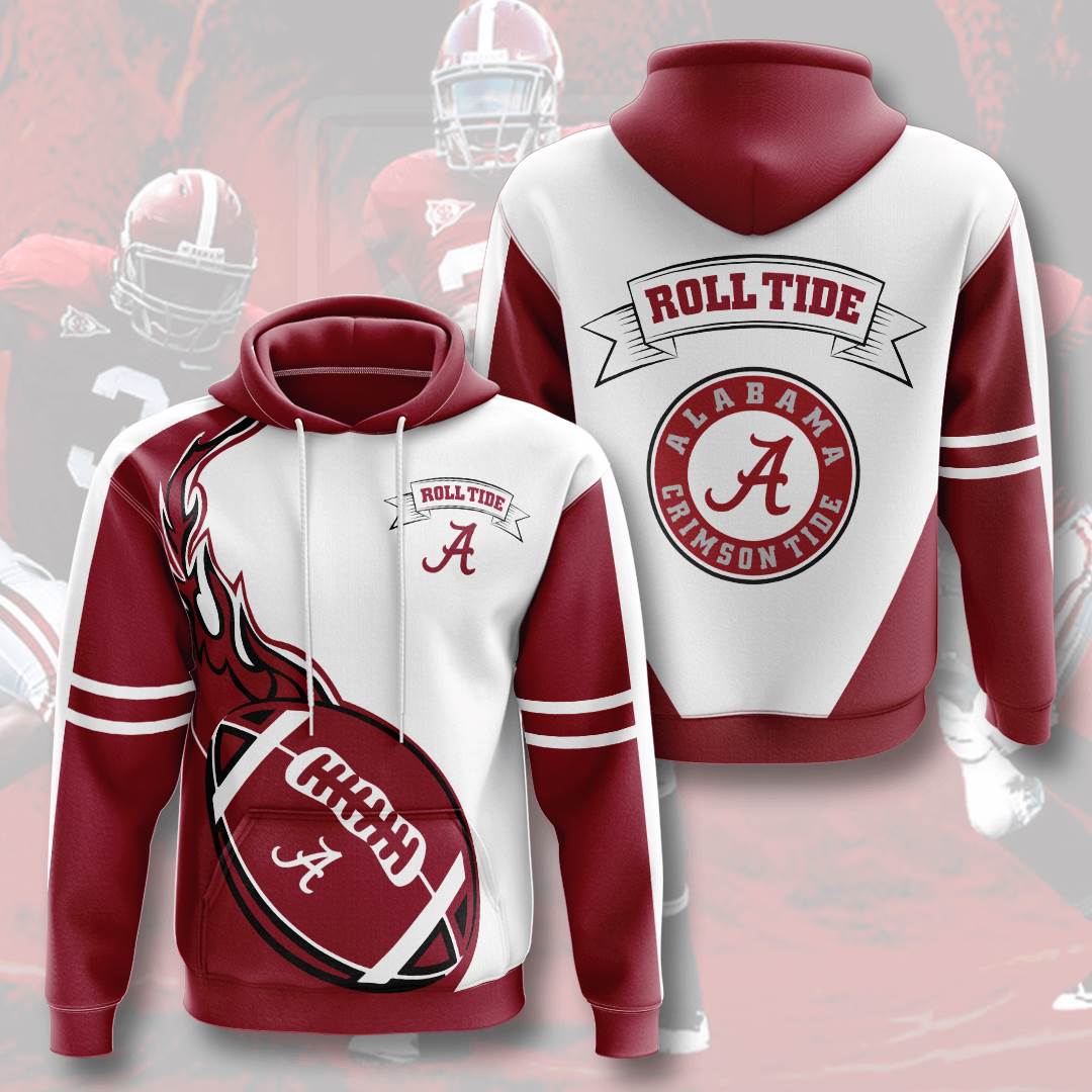 Sports American Football Ncaaf Alabama Crimson Tide Usa 364 3d Hoodie