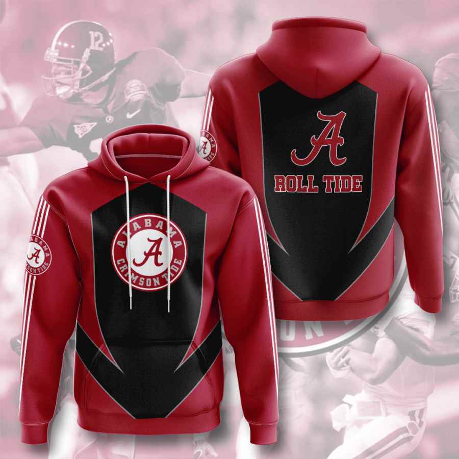 Sports American Football Ncaaf Alabama Crimson Tide Usa 67 3d Hoodie