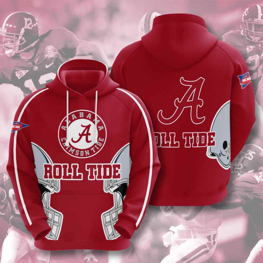 Sports American Football Ncaaf Alabama Crimson Tide Usa 72 3d Hoodie