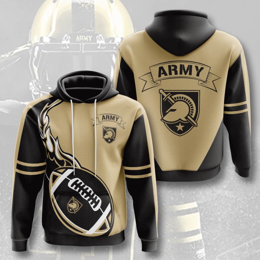 Sports American Football Ncaaf Army Black Knights Usa 377 3d Hoodie