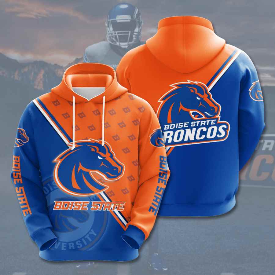 Sports American Football Ncaaf Boise State Broncos Usa 964 3d Hoodie