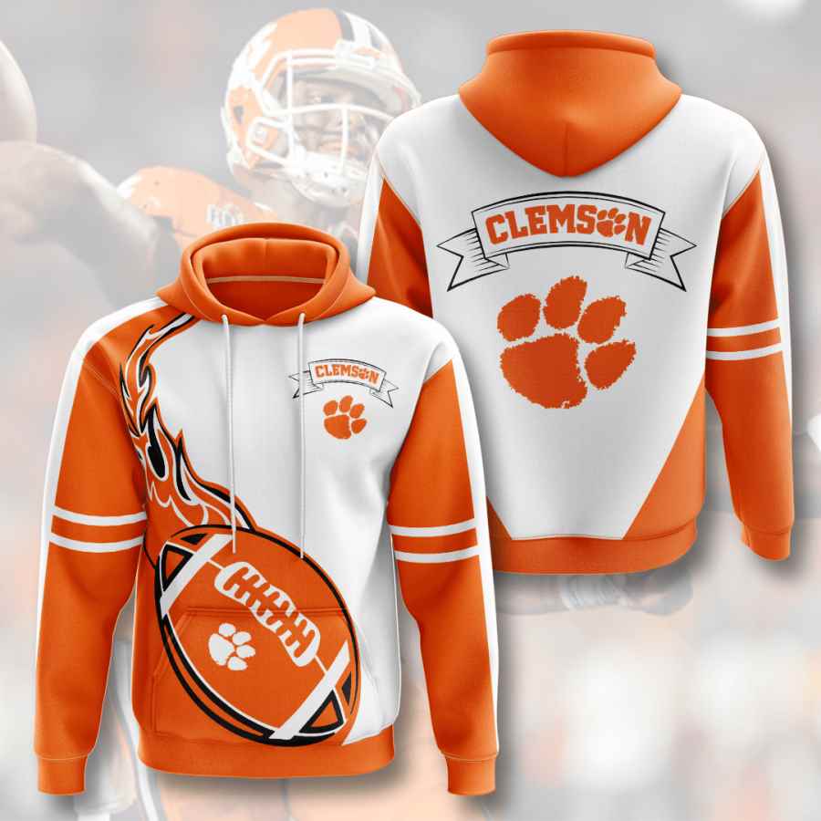 Sports American Football Ncaaf Clemson Tigers Usa 441 3d Hoodie