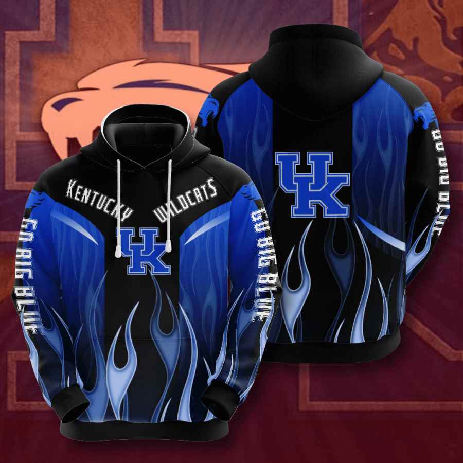 Sports American Football Ncaaf Kentucky Wildcats Usa 1386 3d Hoodie