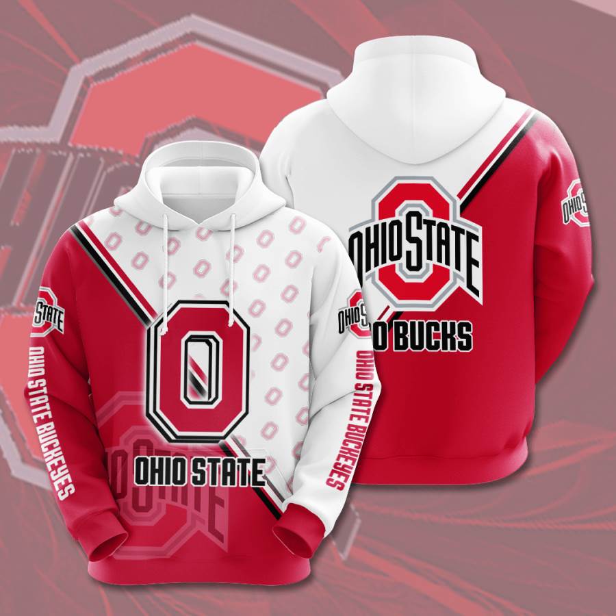 Sports American Football Ncaaf Ohio State Buckeyes Usa 1170 3d Hoodie