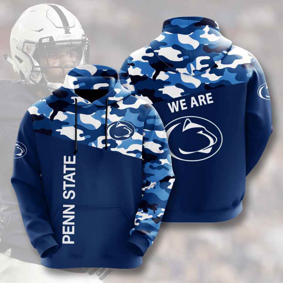 Sports American Football Ncaaf Penn State Nittany Lions Usa 277 3d Hoodie