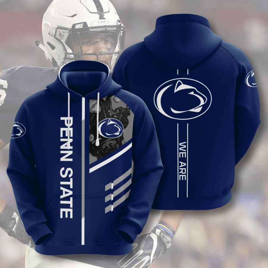 Sports American Football Ncaaf Penn State Nittany Lions Usa 276 3d Hoodie