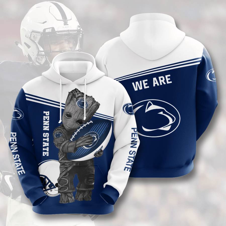 Sports American Football Ncaaf Penn State Nittany Lions Usa 605 3d Hoodie