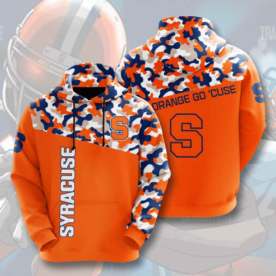 Sports American Football Ncaaf Syracuse Orange Usa 317 3d Hoodie