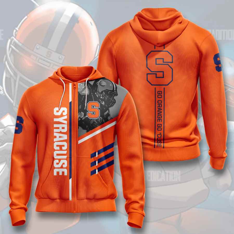 Sports American Football Ncaaf Syracuse Orange Usa 319 3d Hoodie