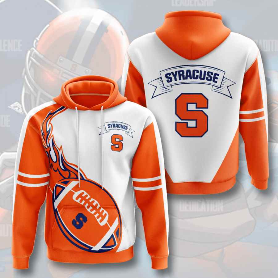 Sports American Football Ncaaf Syracuse Orange Usa 663 3d Hoodie