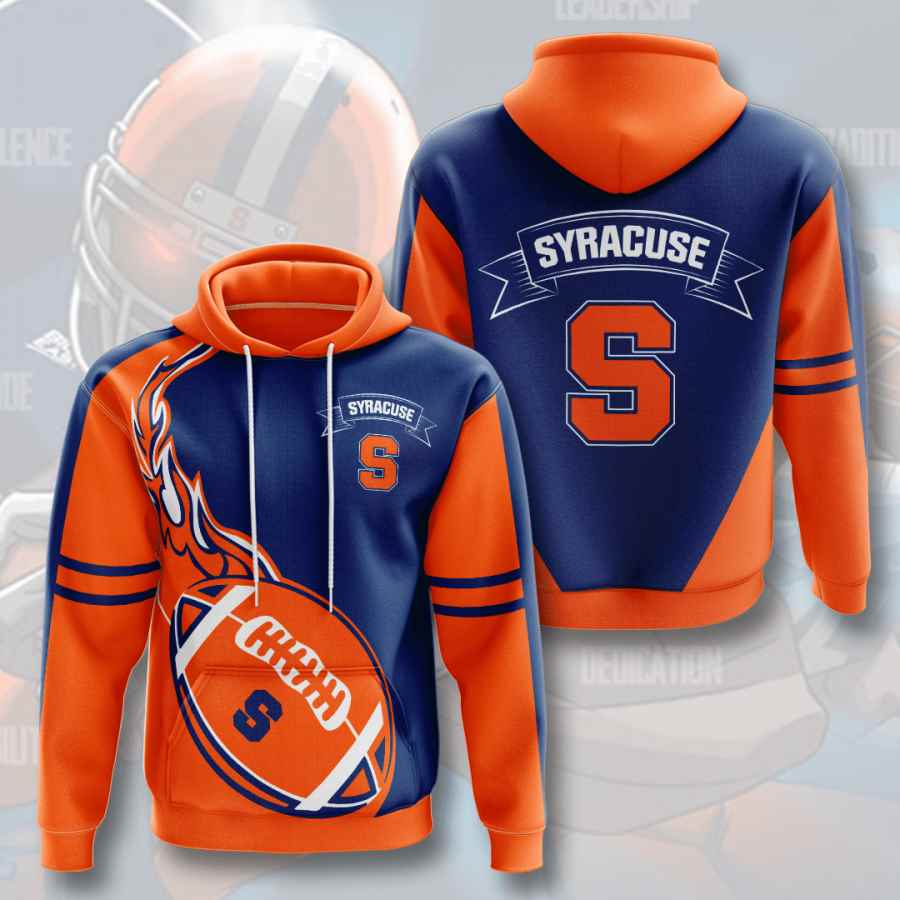 Sports American Football Ncaaf Syracuse Orange Usa 664 3d Hoodie