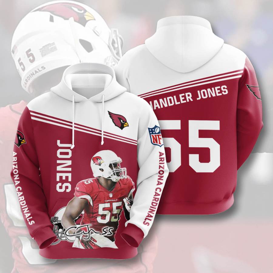 Sports American Football Nfl Arizona Cardinals Chandler Jones Usa 365 3d Hoodie