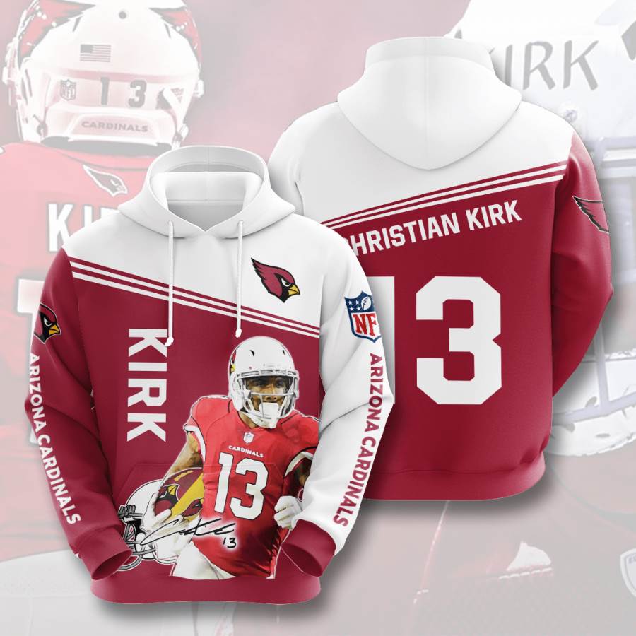 Sports American Football Nfl Arizona Cardinals Christian Kirk Usa 366 3d Hoodie