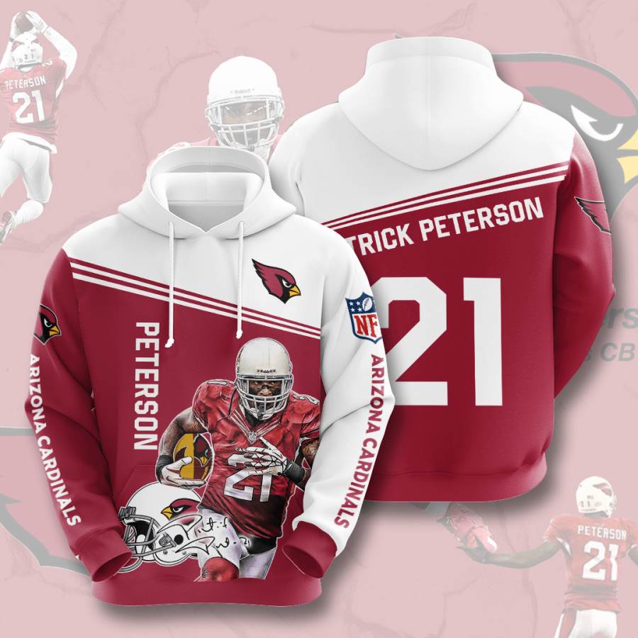 Sports American Football Nfl Arizona Cardinals Patrick Peterson Usa 372 3d Hoodie