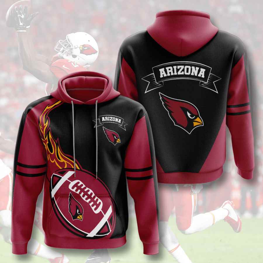 Sports American Football Nfl Arizona Cardinals Usa 367 3d Hoodie