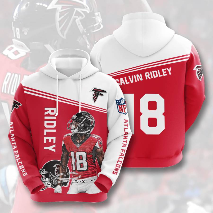 Sports American Football Nfl Atlanta Falcons Calvin Ridley Usa 382 3d Hoodie