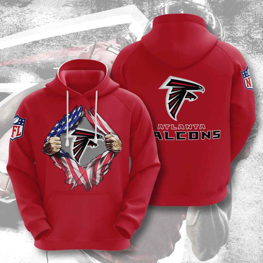 Sports American Football Nfl Atlanta Falcons Usa 06 3d Hoodie