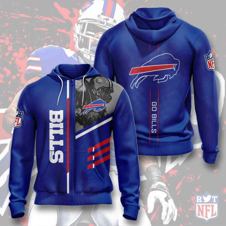 Sports American Football Nfl Buffalo Bills Usa 97 3d Hoodie