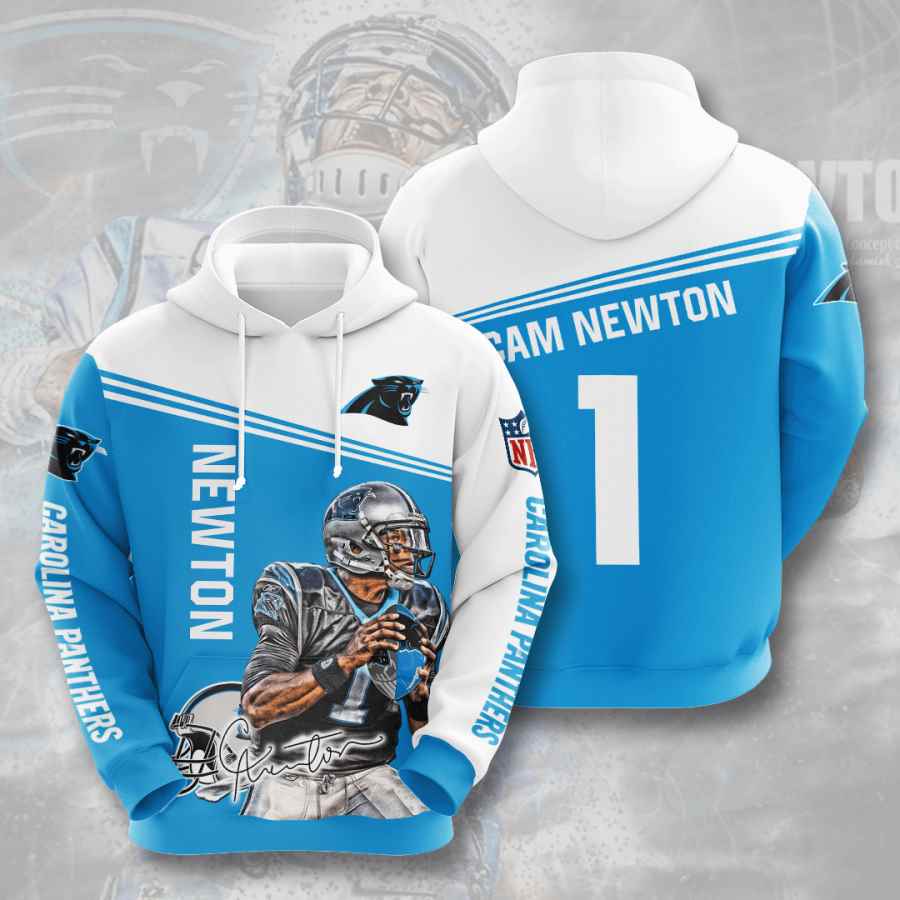 Sports American Football Nfl Carolina Panthers Cam Newton Usa 422 3d Hoodie