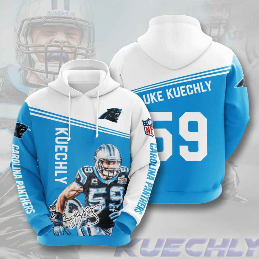 Sports American Football Nfl Carolina Panthers Luke Kuechly Usa 426 3d Hoodie