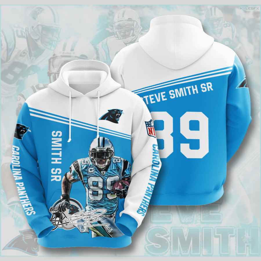 Sports American Football Nfl Carolina Panthers Steve Smith Sr Usa 428 3d Hoodie