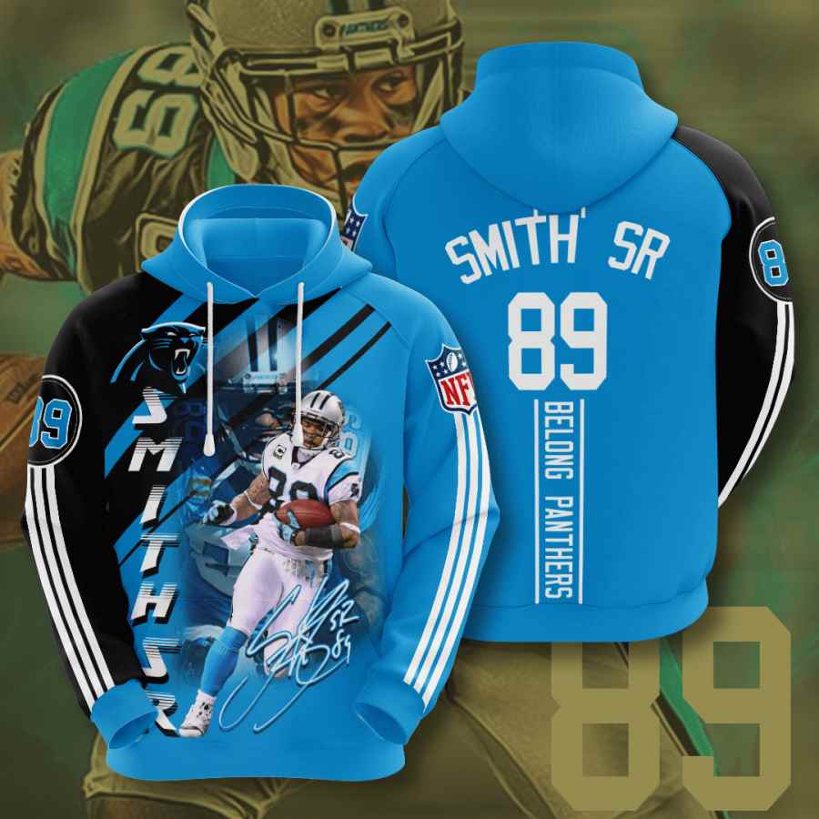 Sports American Football Nfl Carolina Panthers Steve Smith Sr Usa 971 3d Hoodie