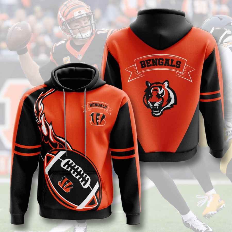 Sports American Football Nfl Cincinnati Bengals Usa 434 3d Hoodie