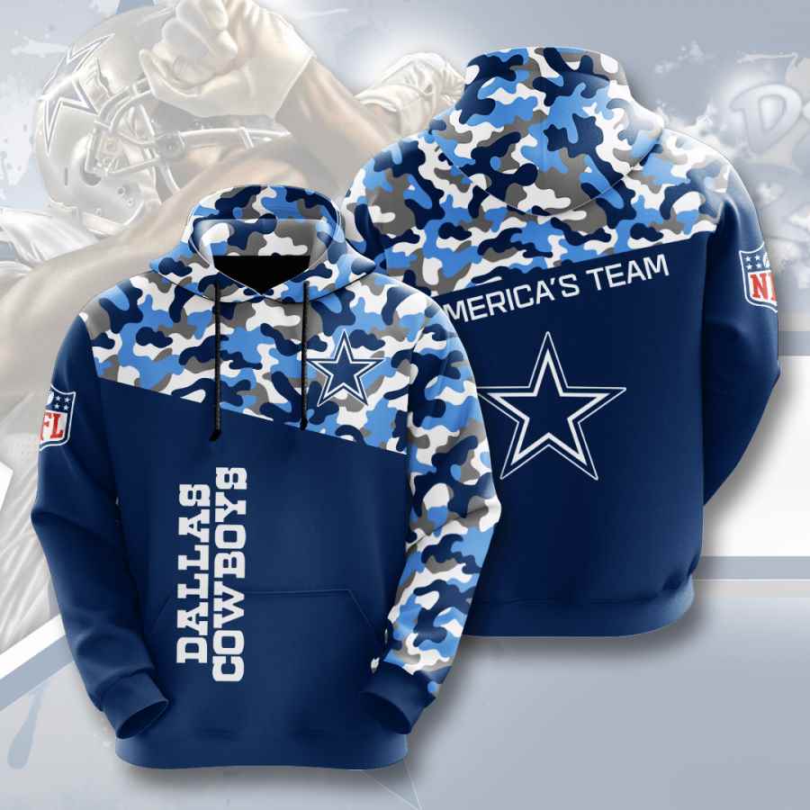 Sports American Football Nfl Dallas Cowboys Usa 128 3d Hoodie