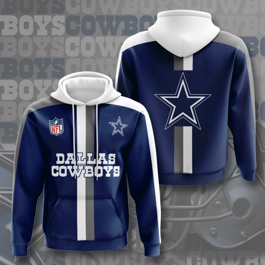 Sports American Football Nfl Dallas Cowboys Usa 130 3d Hoodie