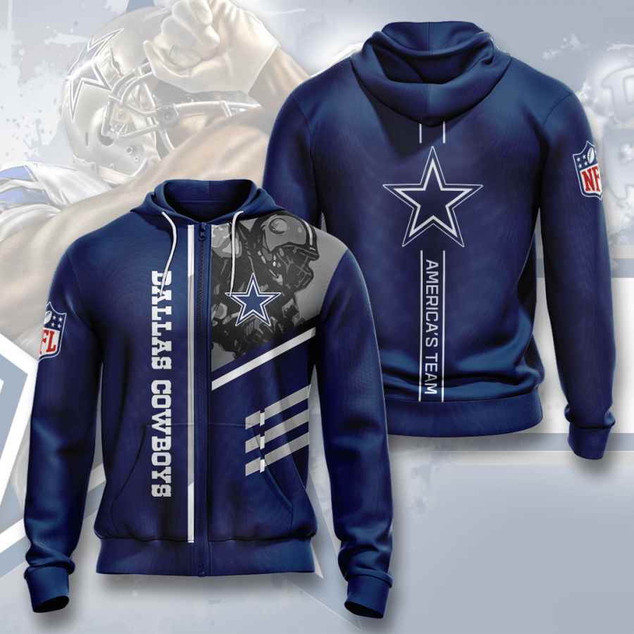 Sports American Football Nfl Dallas Cowboys Usa 136 3d Hoodie